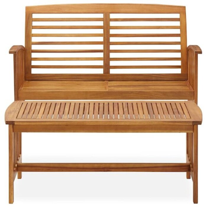 Ensemble salon de jardin 2 pièces en bois d'acacia - 35% de remise