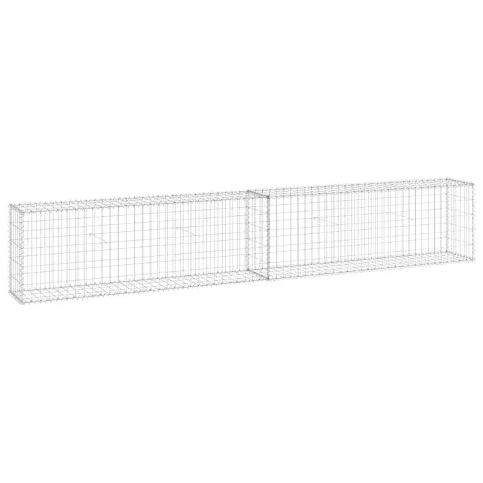 Mur en gabion 300x30x50 cm - Acier galvanisé - 34% de remise