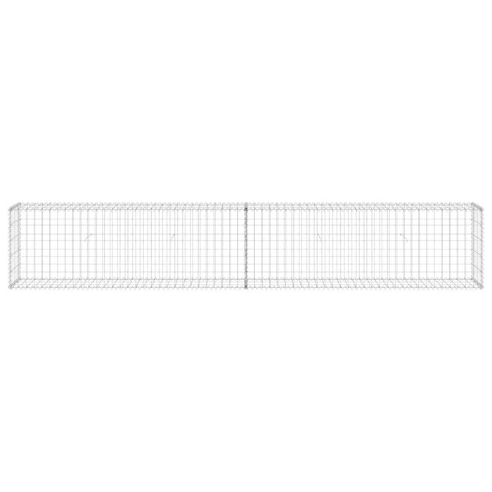 Mur en gabion 300x30x50 cm - Acier galvanisé - 34% de remise