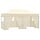Tonnelle de réception pliable 291x580cm - Crème - 35% de remise