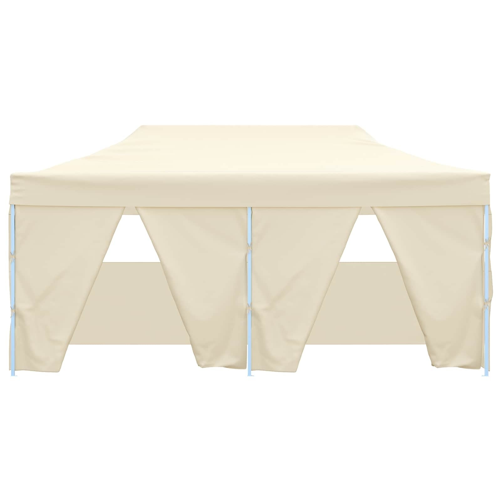 Tonnelle de réception pliable 291x580cm - Crème - 35% de remise