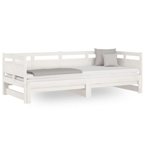 Canapé-lit extensible en pin blanc - 35% de remise