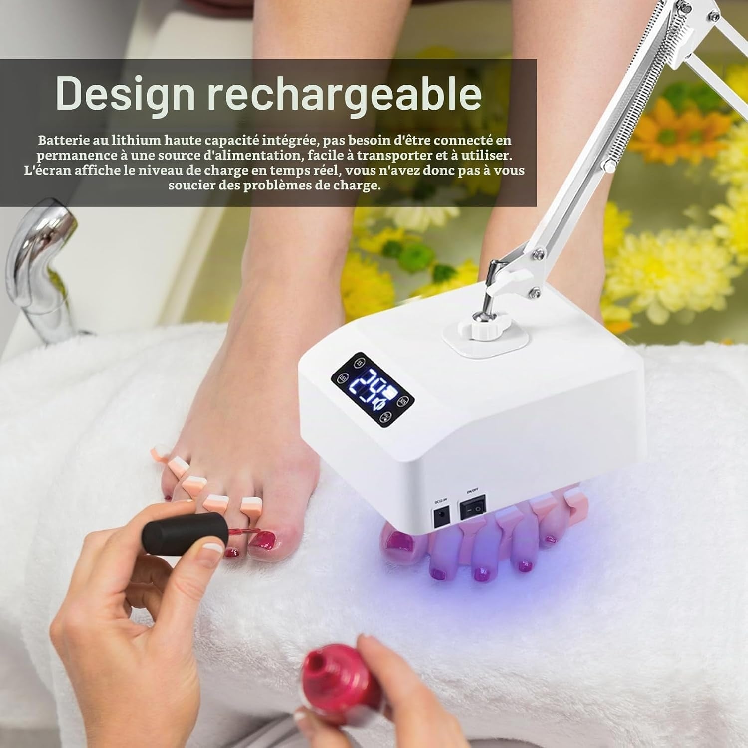 Lampe UV-LED rechargeable 48W pour ongles - 34% de remise