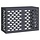 Cache climatiseur extérieur en acier anthracite 90x40x60cm - 34% de remise
