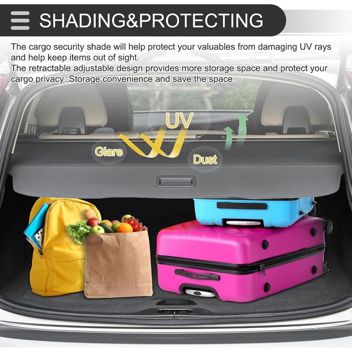 Cache-bagages pour Infiniti QX50 2019-2024 - 33% de remise