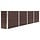 Jardinière surélevée en acier marron 320x40x77 cm - 34% de remise