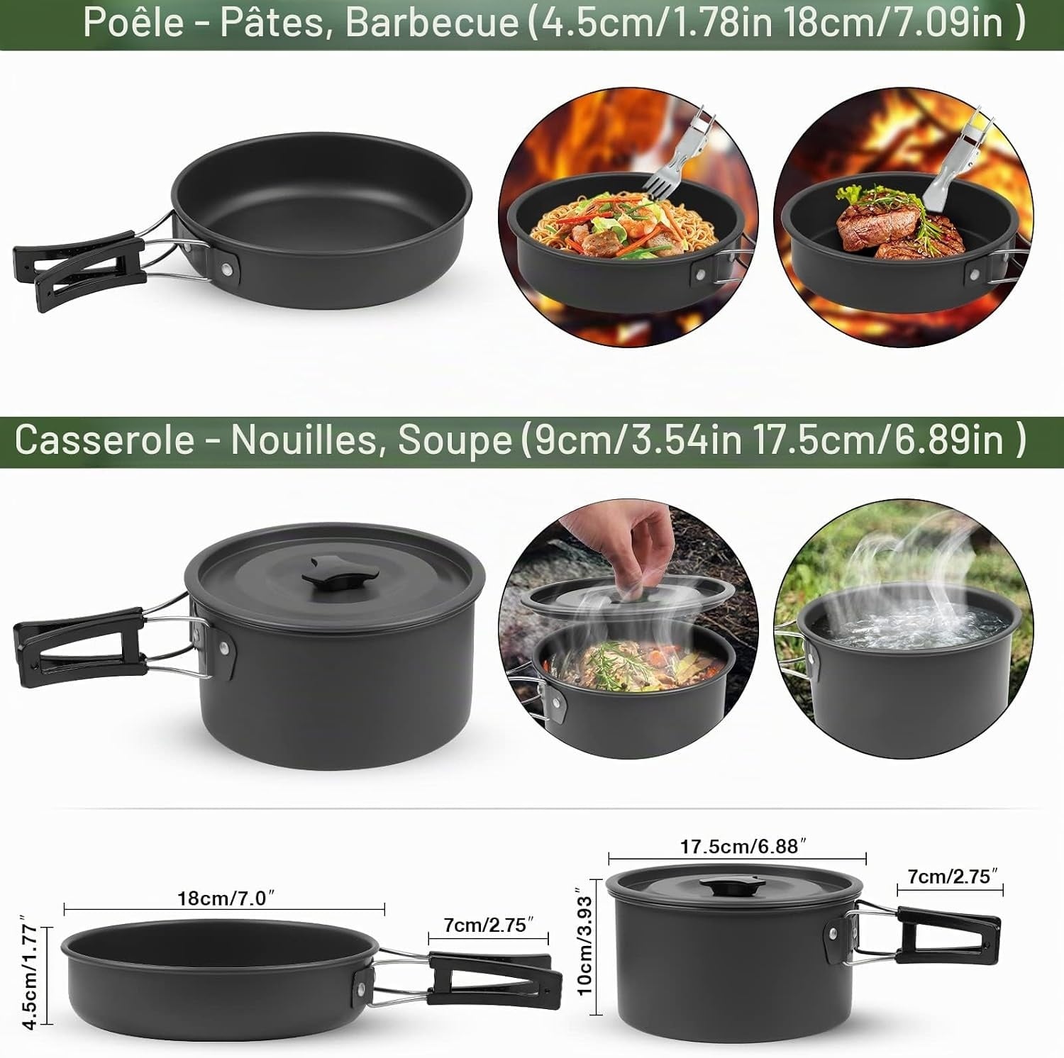 Set de 14 pièces pour cuisine de camping - 27% de remise