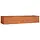Jardinière en acier corten 240x80x45cm - Rouille - 34% de remise