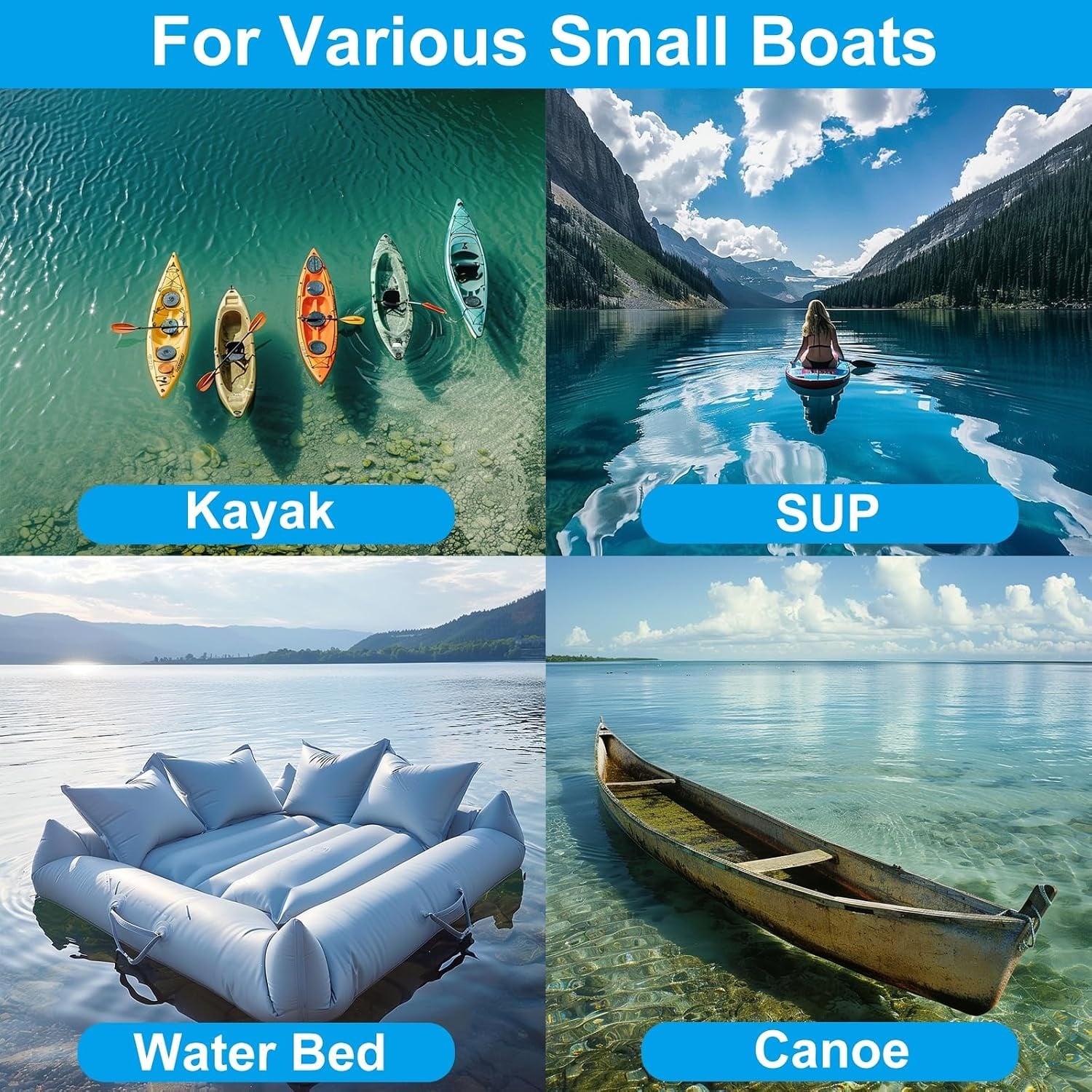 Ancre pliante pour kayak et jet-ski 0,7 kg - Kit complet - 26% de remise