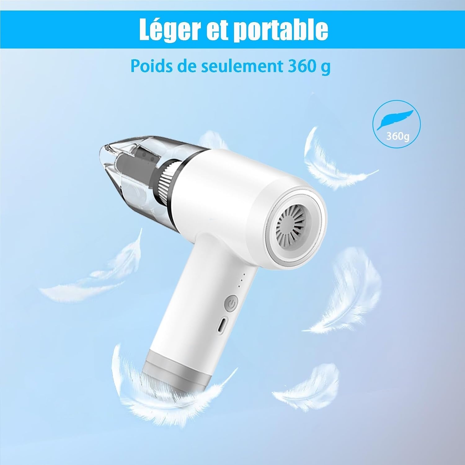 Aspirateur à main sans fil 6-en-1 multifonction - 32% de remise