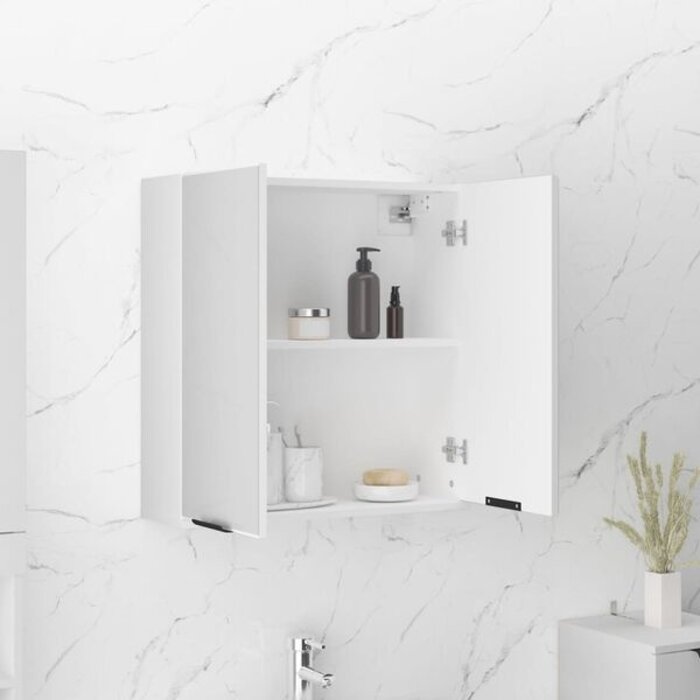 Armoire de salle de bain avec miroir 64x20x67 cm - 34% de remise