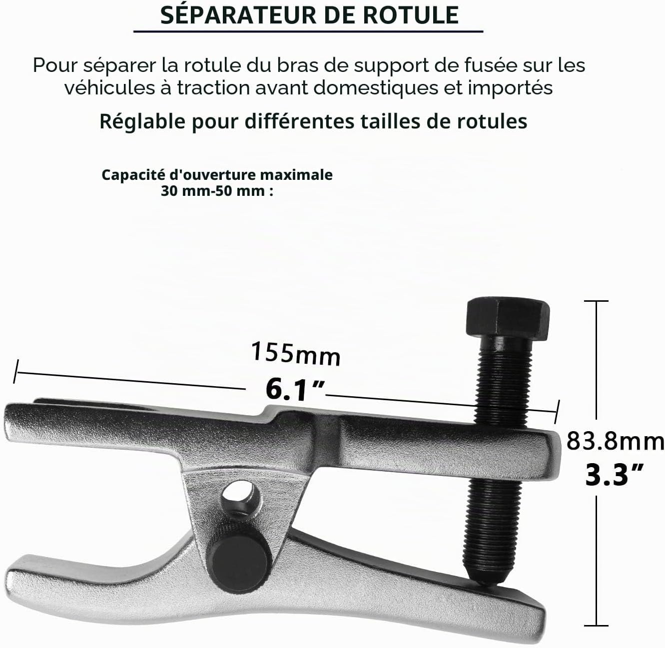 Kit extracteur de rotule et biellette 3 pièces - 31% de remise