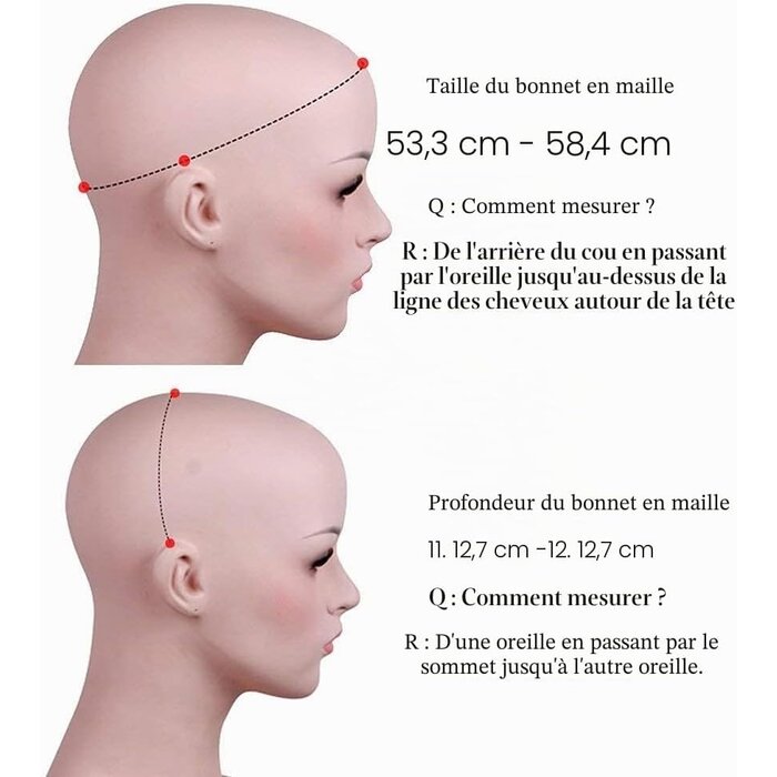 Perruque courte blonde racines noires - Fibre synthétique - 33% de remise