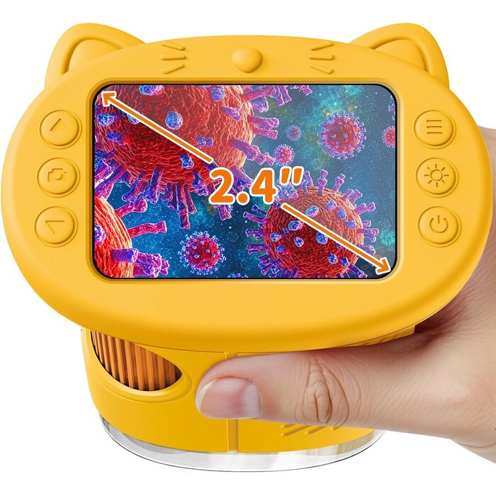 Microscope Numérique Enfant 1000x - Jaune - 31% de remise