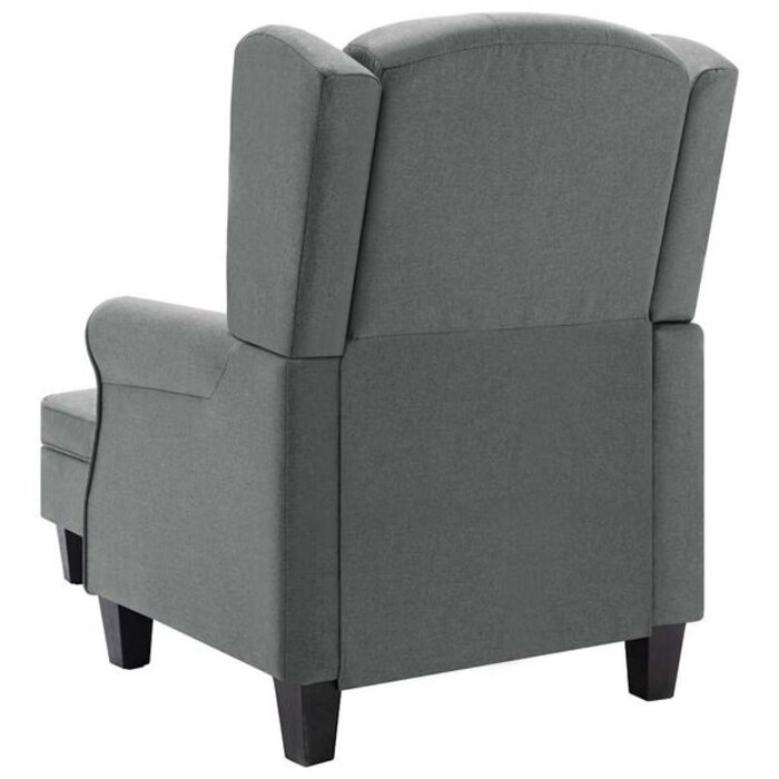 Fauteuil avec repose-pieds gris clair - 35% de remise