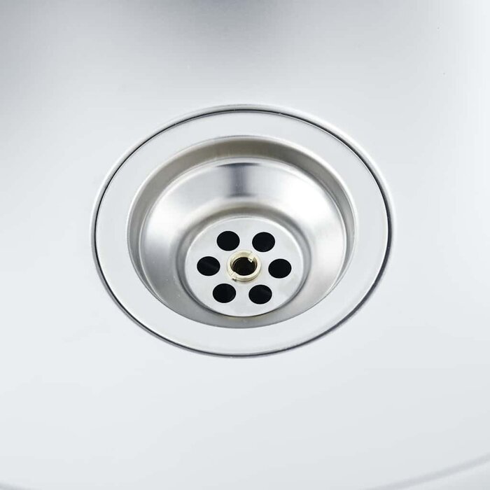 Évier Inox 800x500mm avec égouttoir - 34% de remise