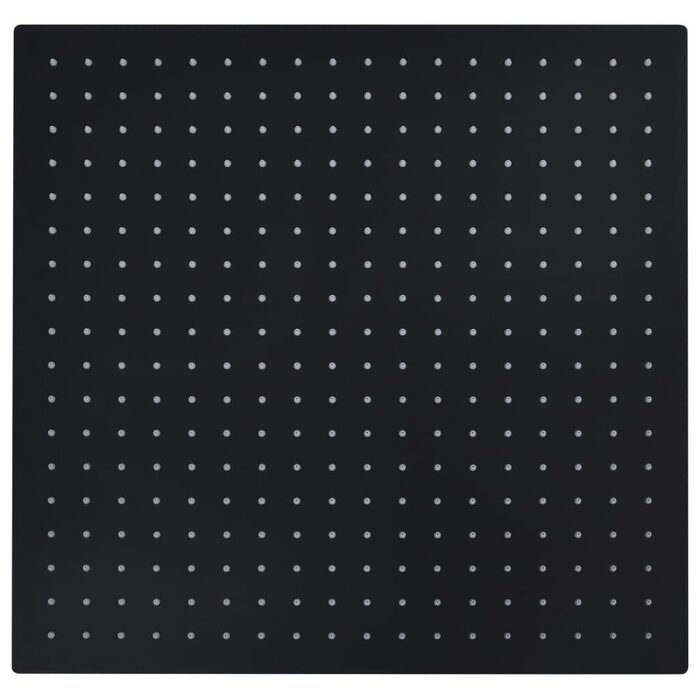 Pomme de douche carrée 50x50 cm noire - 34% de remise