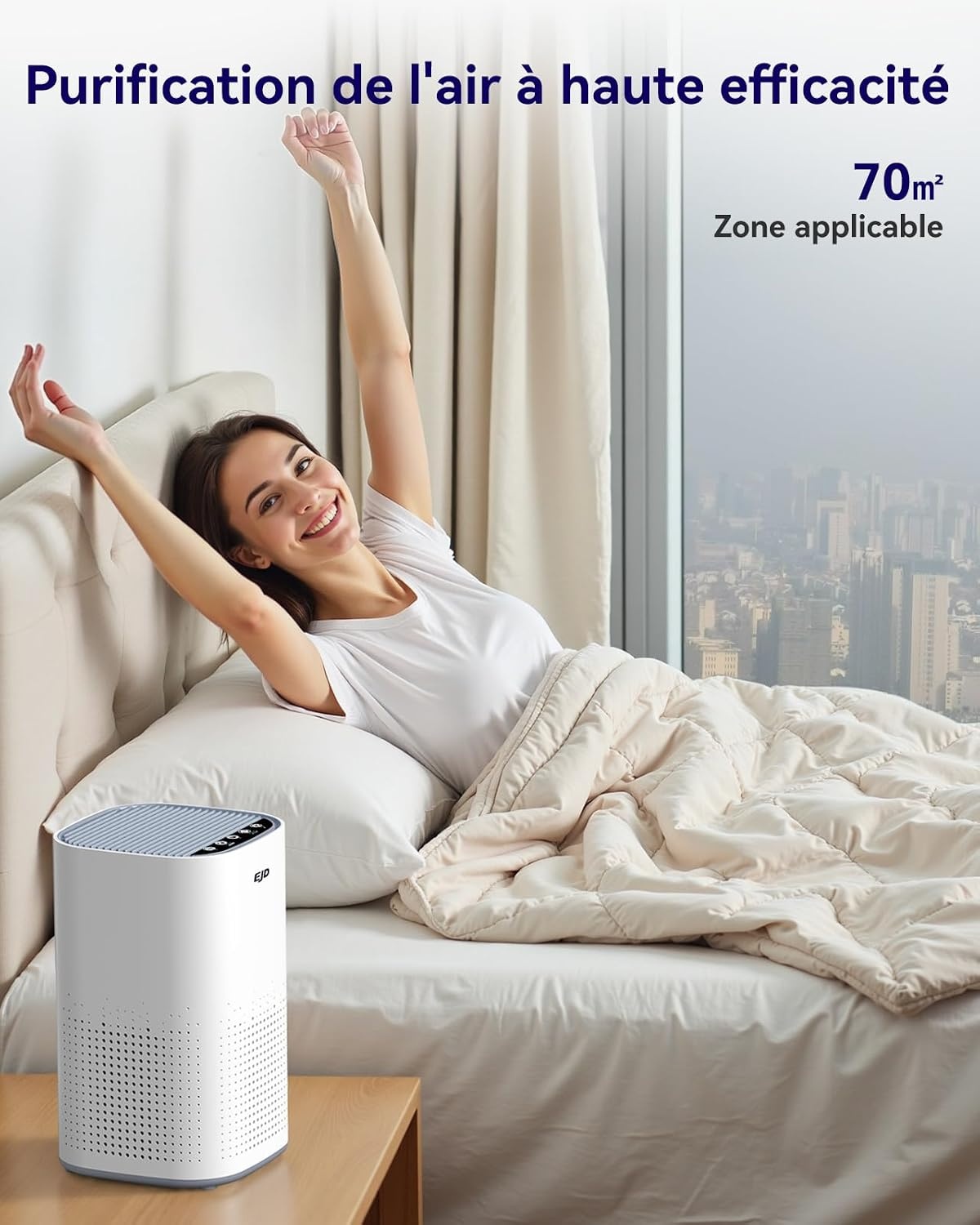 Purificateur d'air HEPA H13 35m² - 33% de remise - Déballé / Bon état