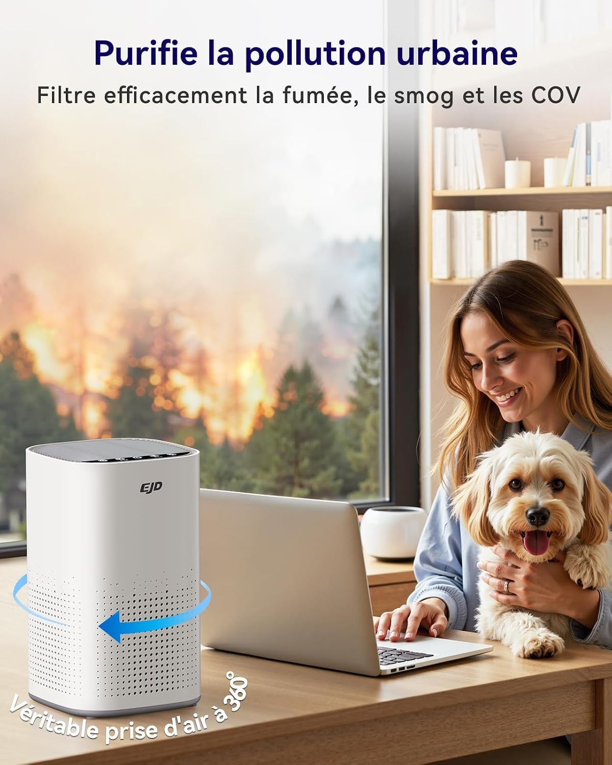 Purificateur d'air HEPA H13 35m² - 33% de remise - Déballé / Bon état