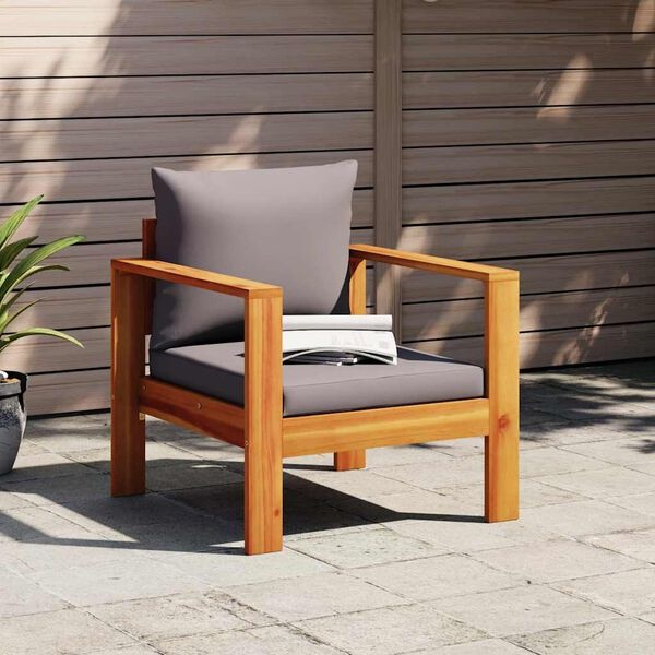 Fauteuil de jardin en bois d'acacia massif - 35% de remise