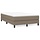 Cadre de lit en tissu taupe 120x200 cm - 34% de remise