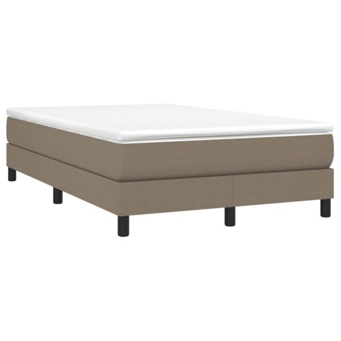 Cadre de lit en tissu taupe 120x200 cm - 34% de remise