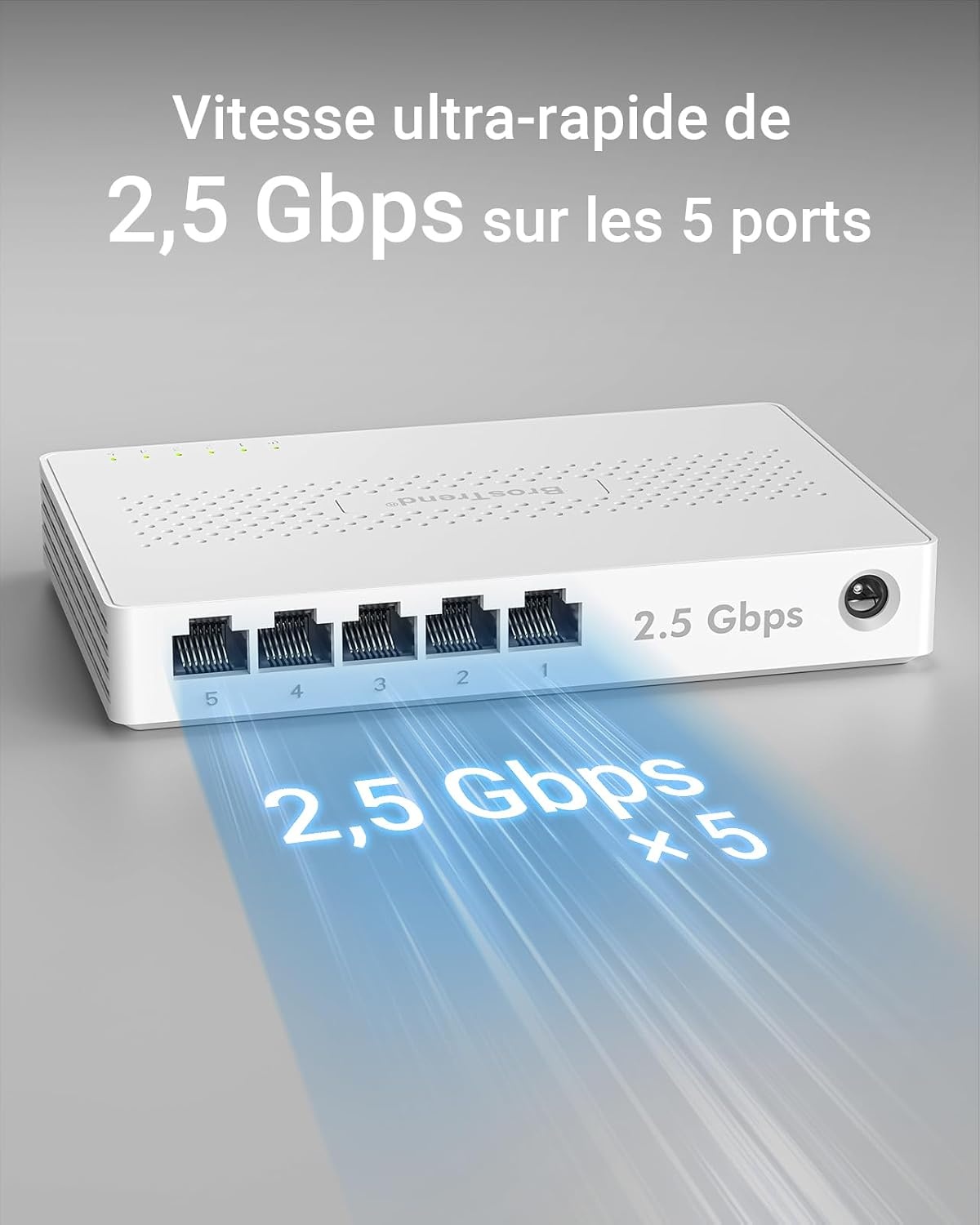 Switch Ethernet 2,5 Gbps 5 ports - Déballé - 33% de remise