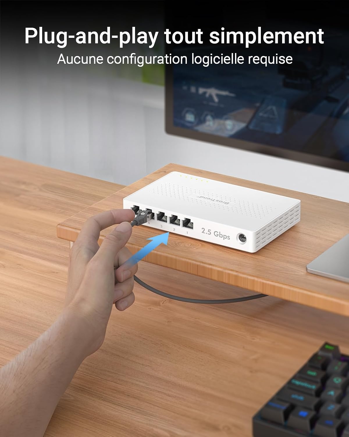 Switch Ethernet 2,5 Gbps 5 ports - Déballé - 33% de remise