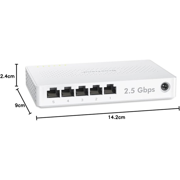 Switch Ethernet 2,5 Gbps 5 ports - Déballé - 33% de remise