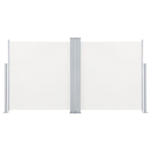 Paravent latéral rétractable 180x600 cm Crème - 34% de remise