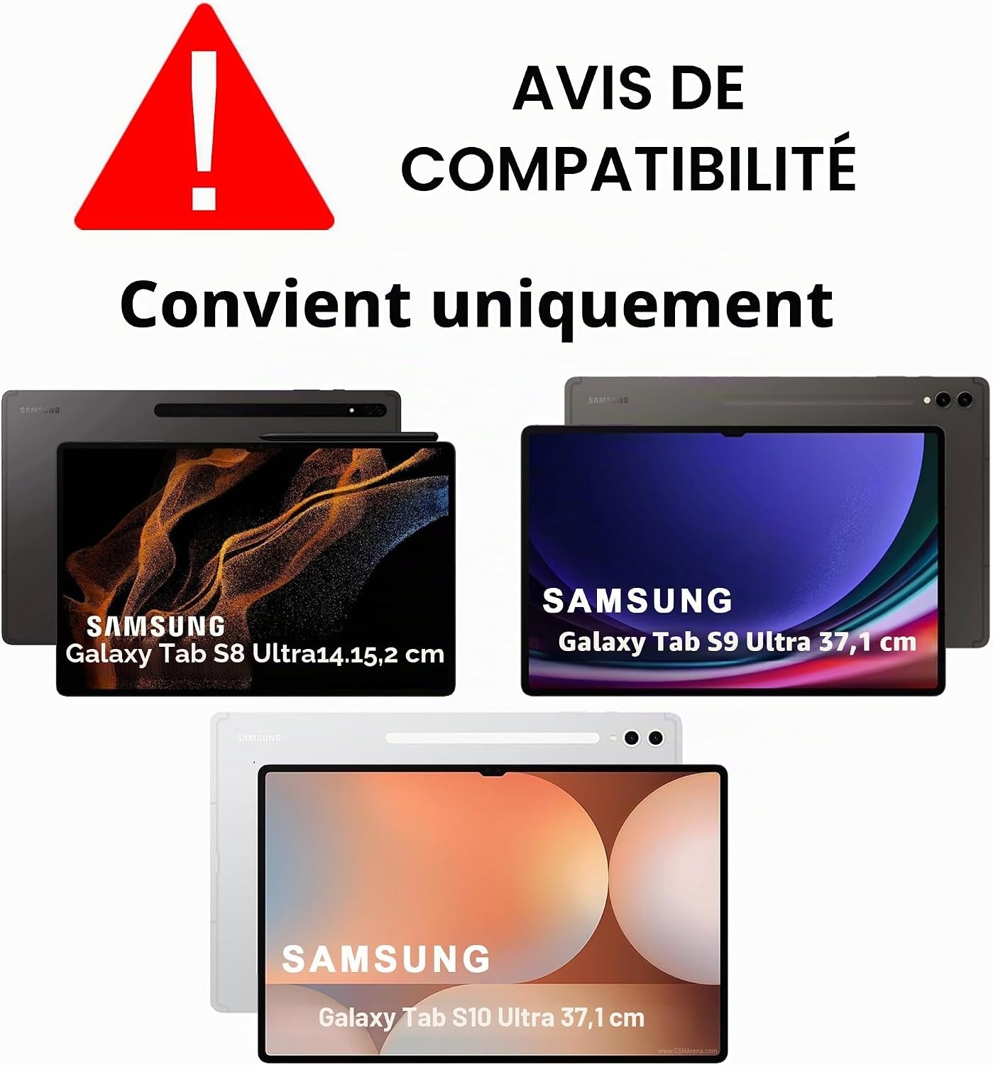 Étui clavier QWERTZ pour Samsung Tab S10/S9/S8 Ultra - 34% de remise