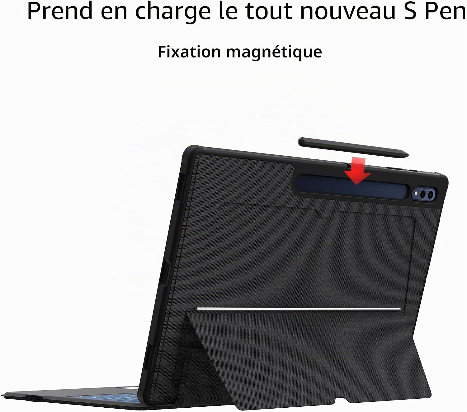 Étui clavier QWERTZ pour Samsung Tab S10/S9/S8 Ultra - 34% de remise