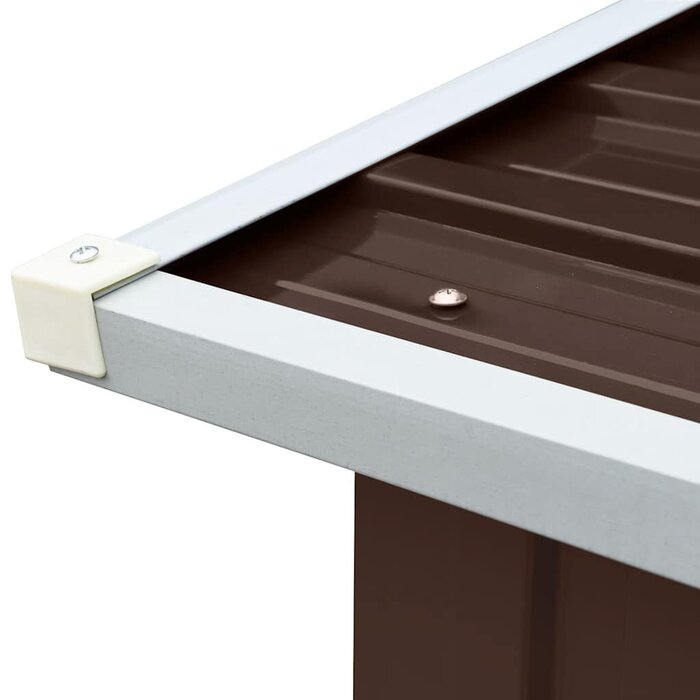 Abri bois de chauffage acier galvanisé 172x154cm - 34% de remise