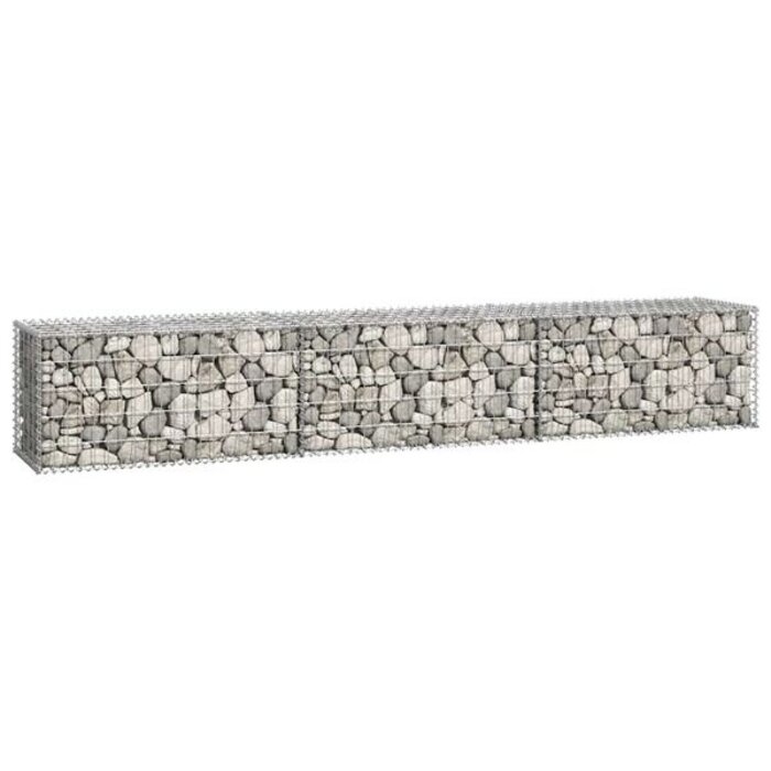 Mur gabion 300x50x50 cm en acier galvanisé - 34% de remise