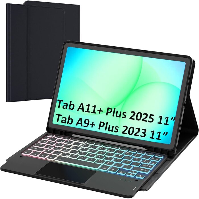 Étui Clavier QWERTZ pour Samsung Galaxy Tab A9+/A11+ - 33% de remise