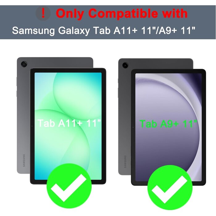 Étui Clavier QWERTZ pour Samsung Galaxy Tab A9+/A11+ - 33% de remise