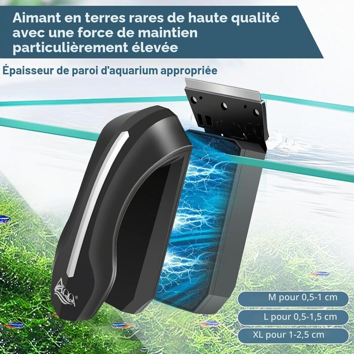 Nettoyeur magnétique d'aquarium - 31% de remise