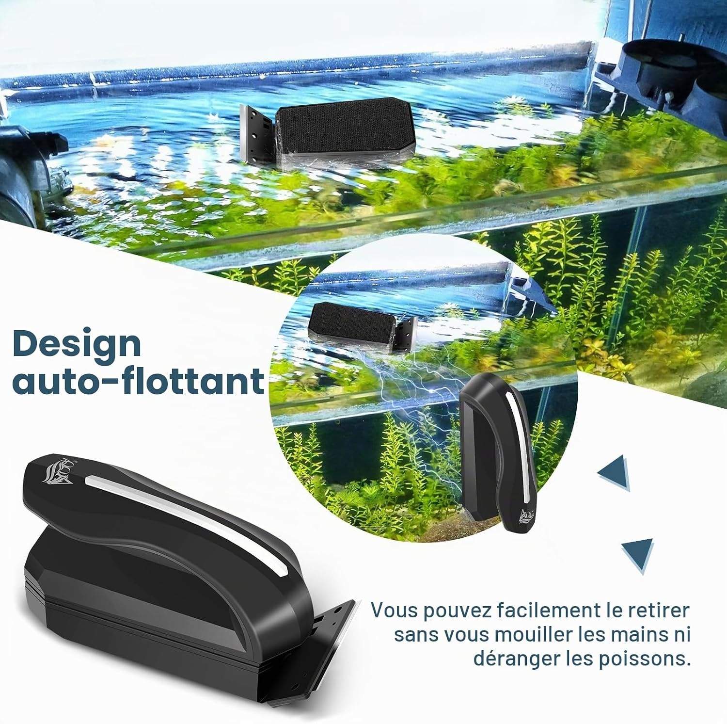 Nettoyeur magnétique d'aquarium - 31% de remise