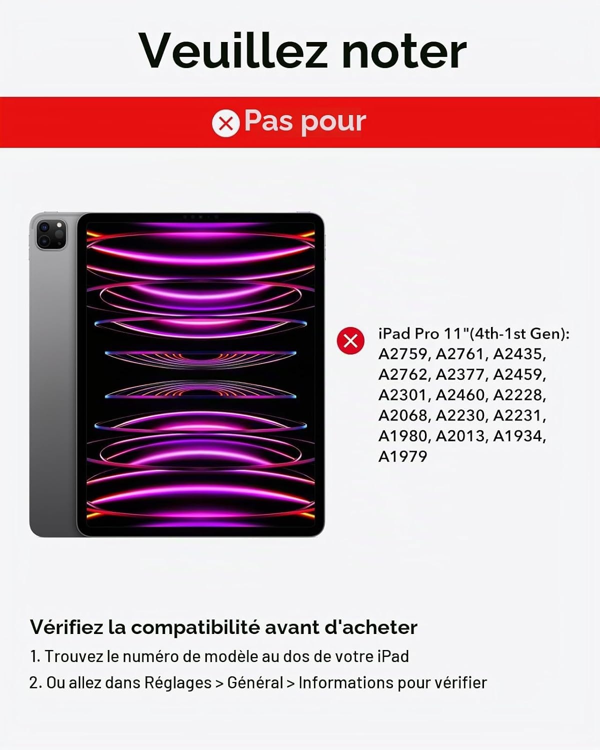 Étui clavier magnétique pour iPad Pro 11" M4 (2024) - QWERTZ - 34% de remise