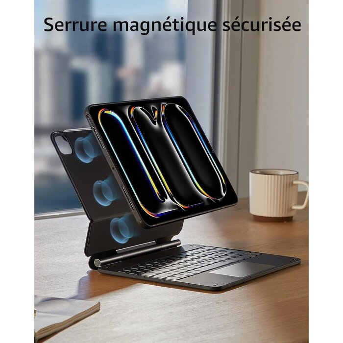 Étui clavier magnétique pour iPad Pro 11" M4 (2024) - QWERTZ - 34% de remise