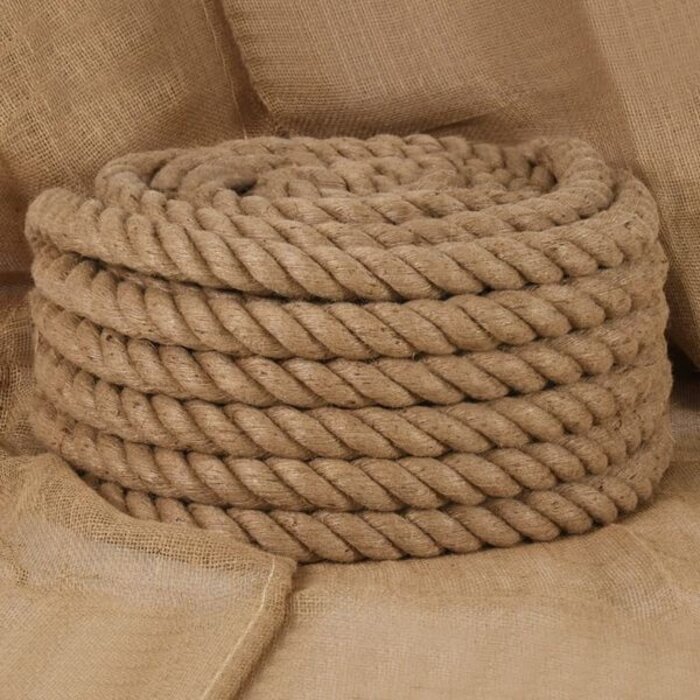 Corde en jute 10m x 36mm - 33% de remise sur votre bricolage