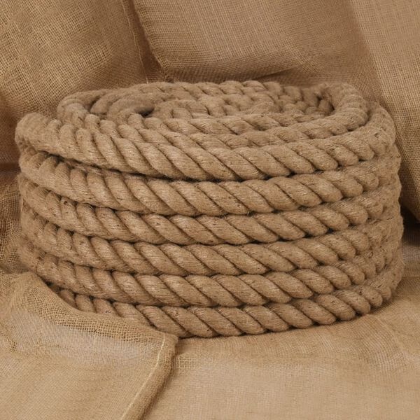 Corde en jute 10m x 36mm - 33% de remise sur votre bricolage