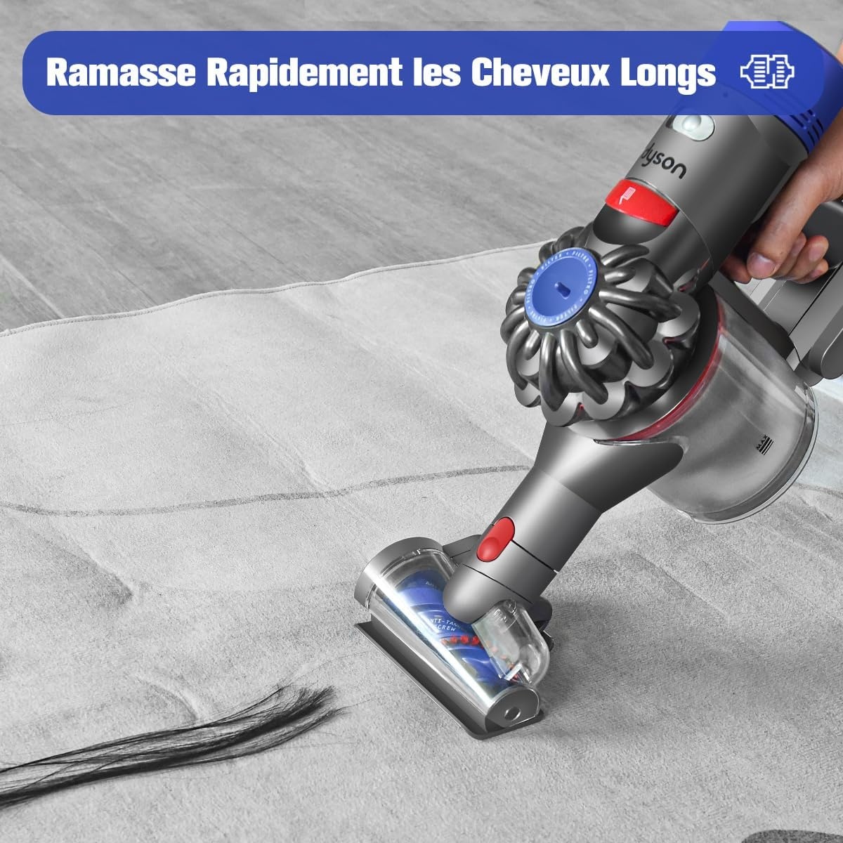 Mini brosse motorisée anti-emmêlement pour Dyson V15 V11 V10 V8 V7 - 32% de remise