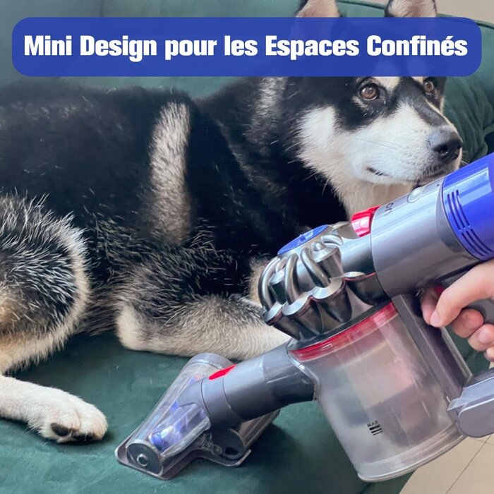 Mini brosse motorisée anti-emmêlement pour Dyson V15 V11 V10 V8 V7 - 32% de remise