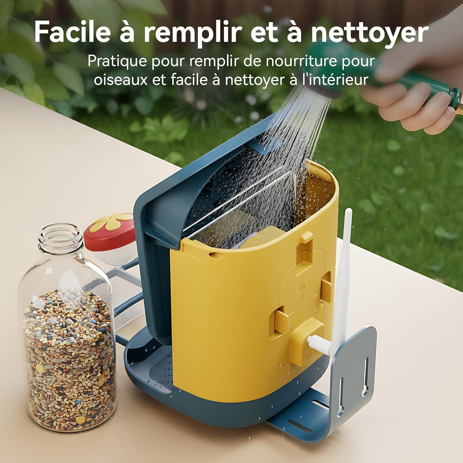 Mangeoire intelligente avec caméra 2K et IA - Vert - 34% de remise