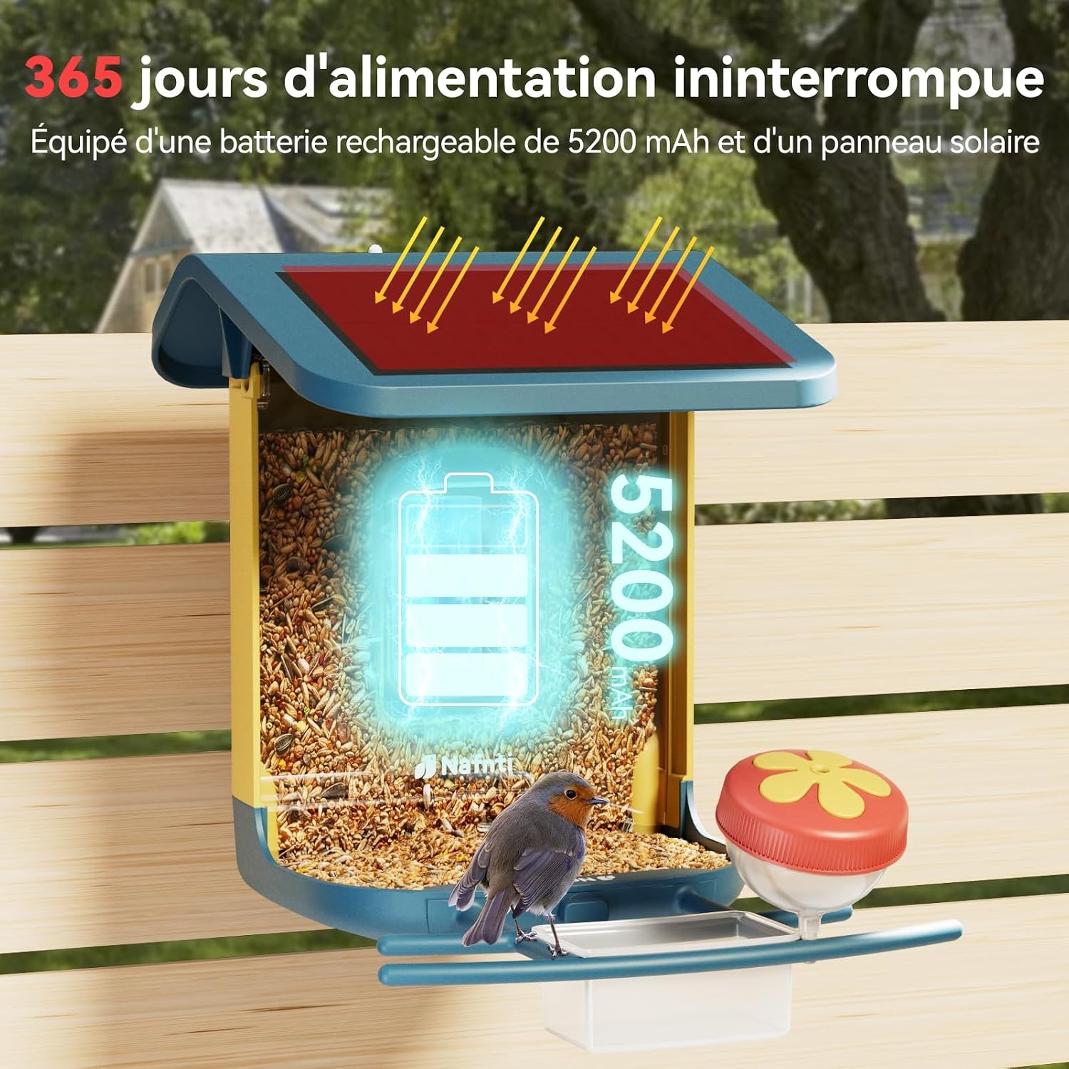 Mangeoire intelligente avec caméra 2K - 34% de remise - Déballé