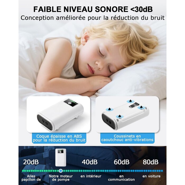 Pompe à air aquarium USB rechargeable - 31% de remise