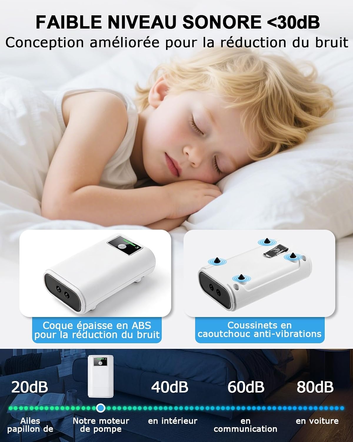 Pompe à air aquarium USB rechargeable - 31% de remise