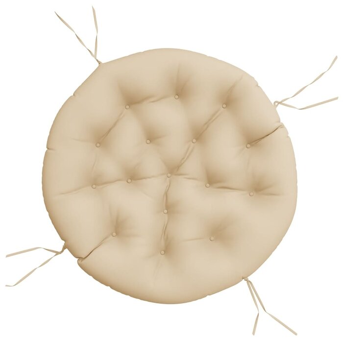 Vidaxl Coussin d'assise rond 100cm beige - 33% de remise