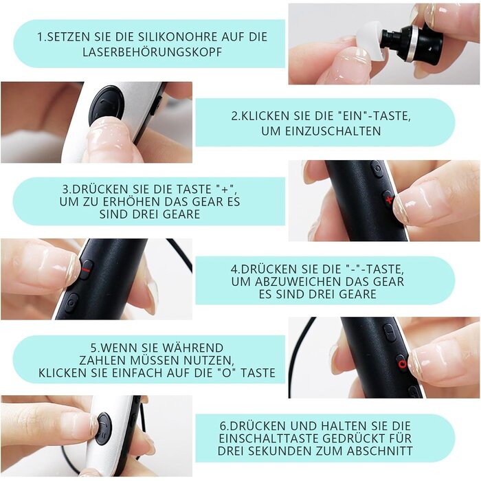 Appareil de thérapie par lumière rouge 2-en-1 (oreilles et nez) - 31% de remise